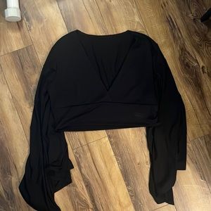 Belle sleeve crop top